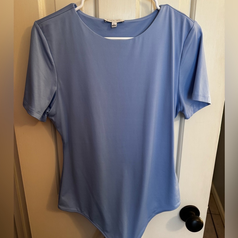 Gianni Bini Blue Bodysuit